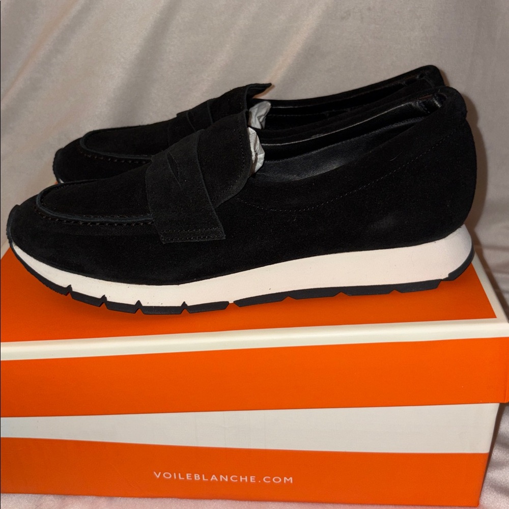 NWT VOILE BLANCHE JULIA Hybrid Loafer Sneaker in Black - Picture 13 of 15